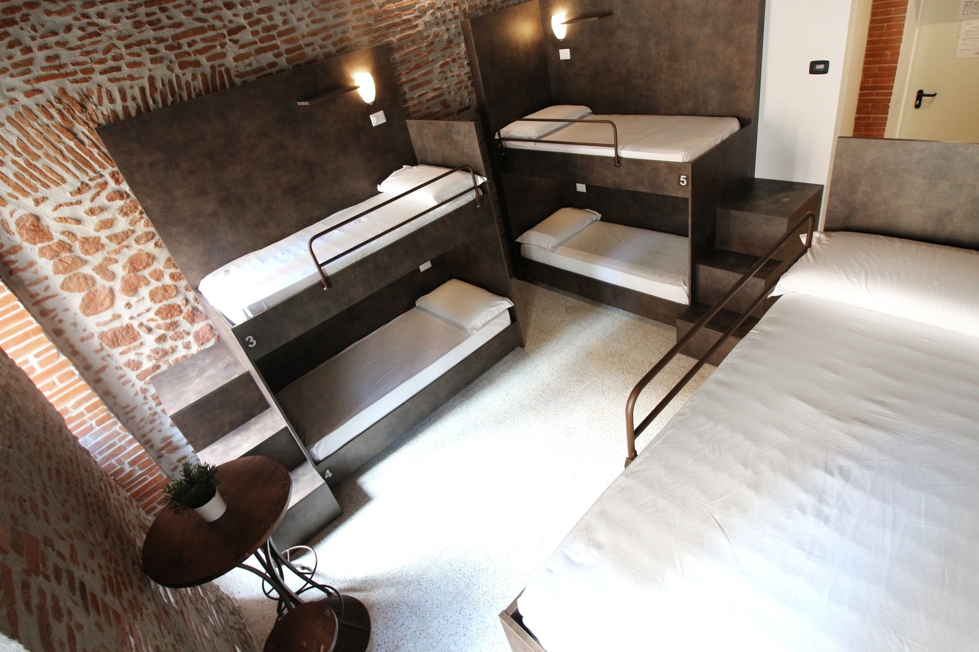 $MART BED - Dormitorio Misto - 6 Persone - Letto Singolo - Bagno Privato